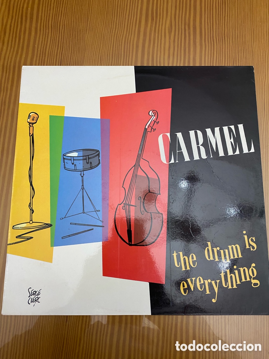 Discos de vinilo: Disco de Vinilo (LP) Carmel &ldquo;The Drum Is Everything&rdquo; - Foto 1