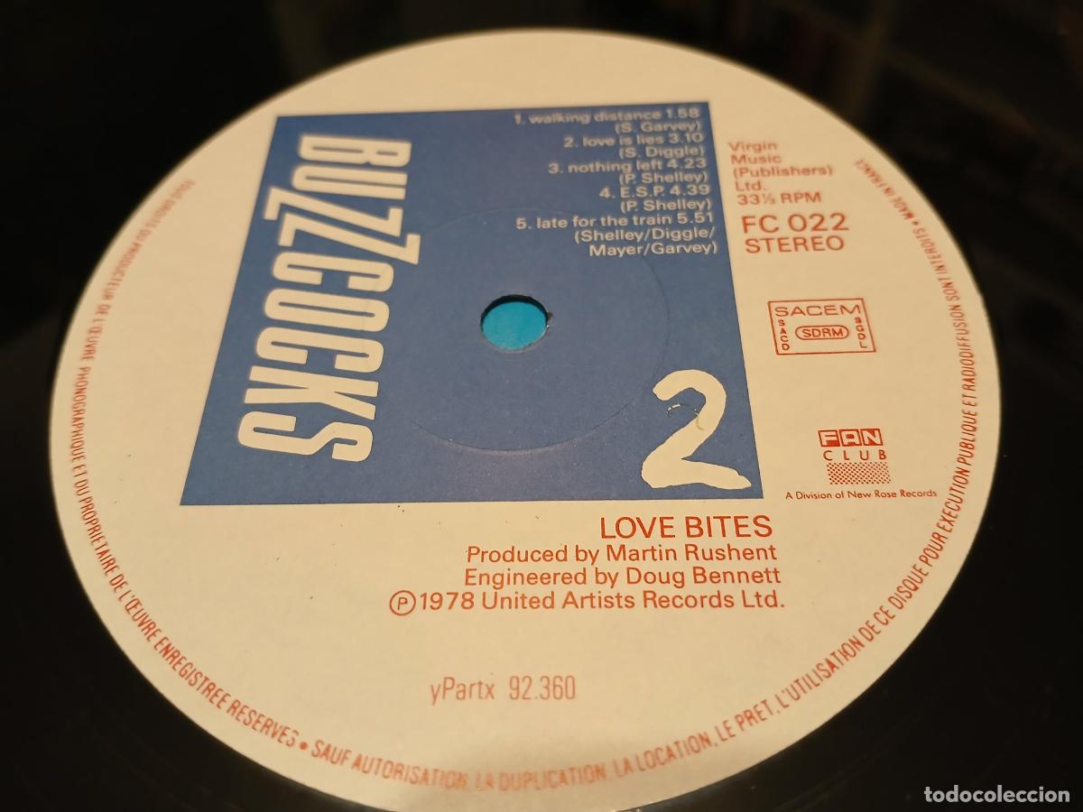 Discos de vinilo: Buzzcocks &ndash; Love Bites- (1987) LP disco vinilo - Foto 2