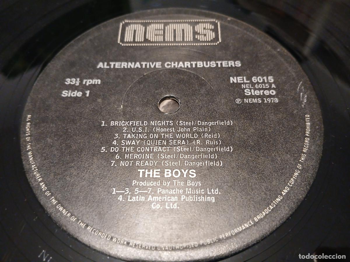 Discos de vinilo: The Boys &ndash; Alternative Chartbusters- (1978) LP disco vinilo - Foto 2