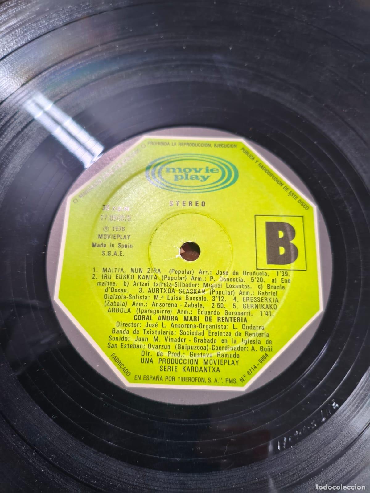 Discos de vinilo: ZAZPIAK BAT - FOLKLORE VASCO - COMO NUEVO 1976 - Foto 3