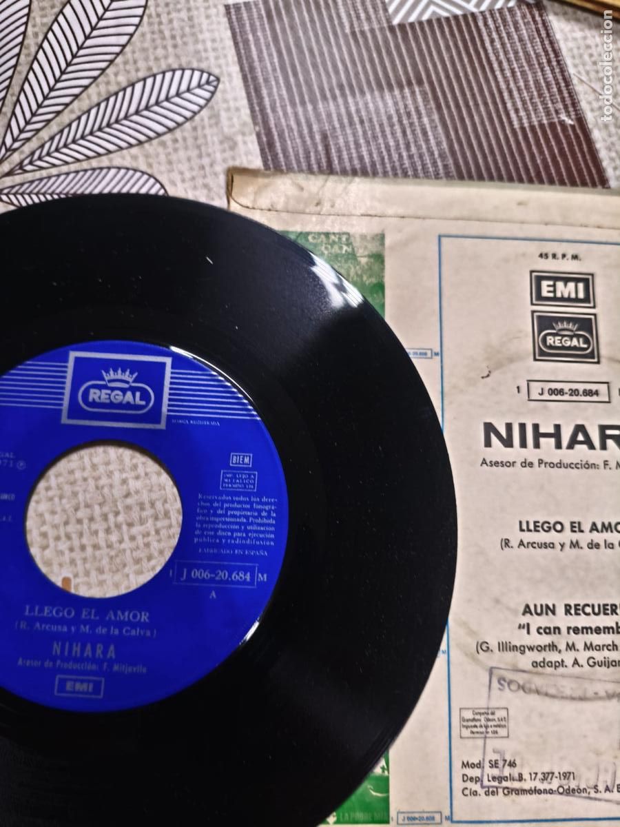 Discos de vinilo: NIHARA - CANCION DEL DUO DINAMICO - Foto 3