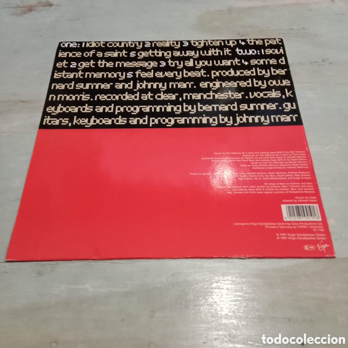 Discos de vinilo: ELECTRONIC - ELECTRONIC - LP - Foto 2