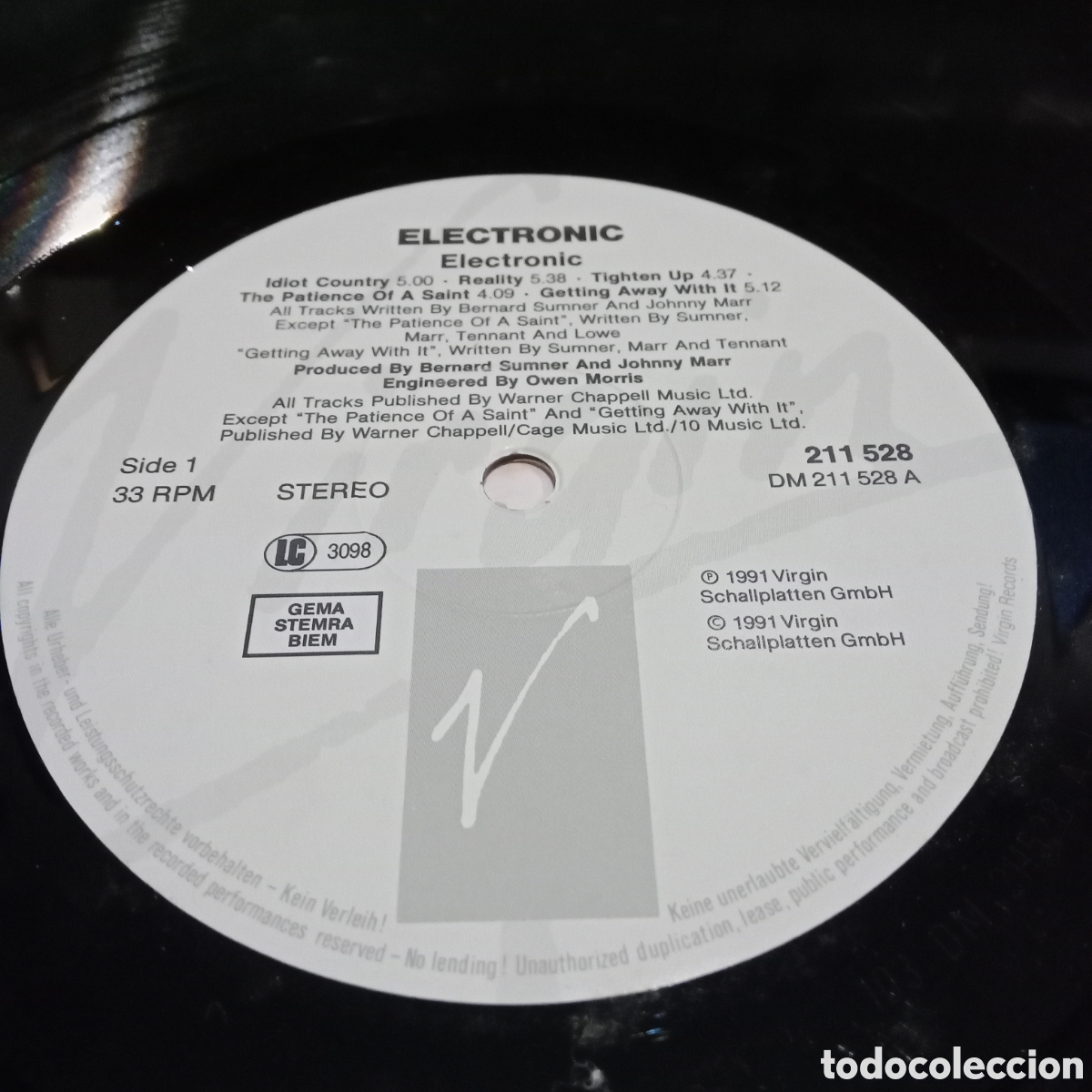 Discos de vinilo: ELECTRONIC - ELECTRONIC - LP - Foto 4