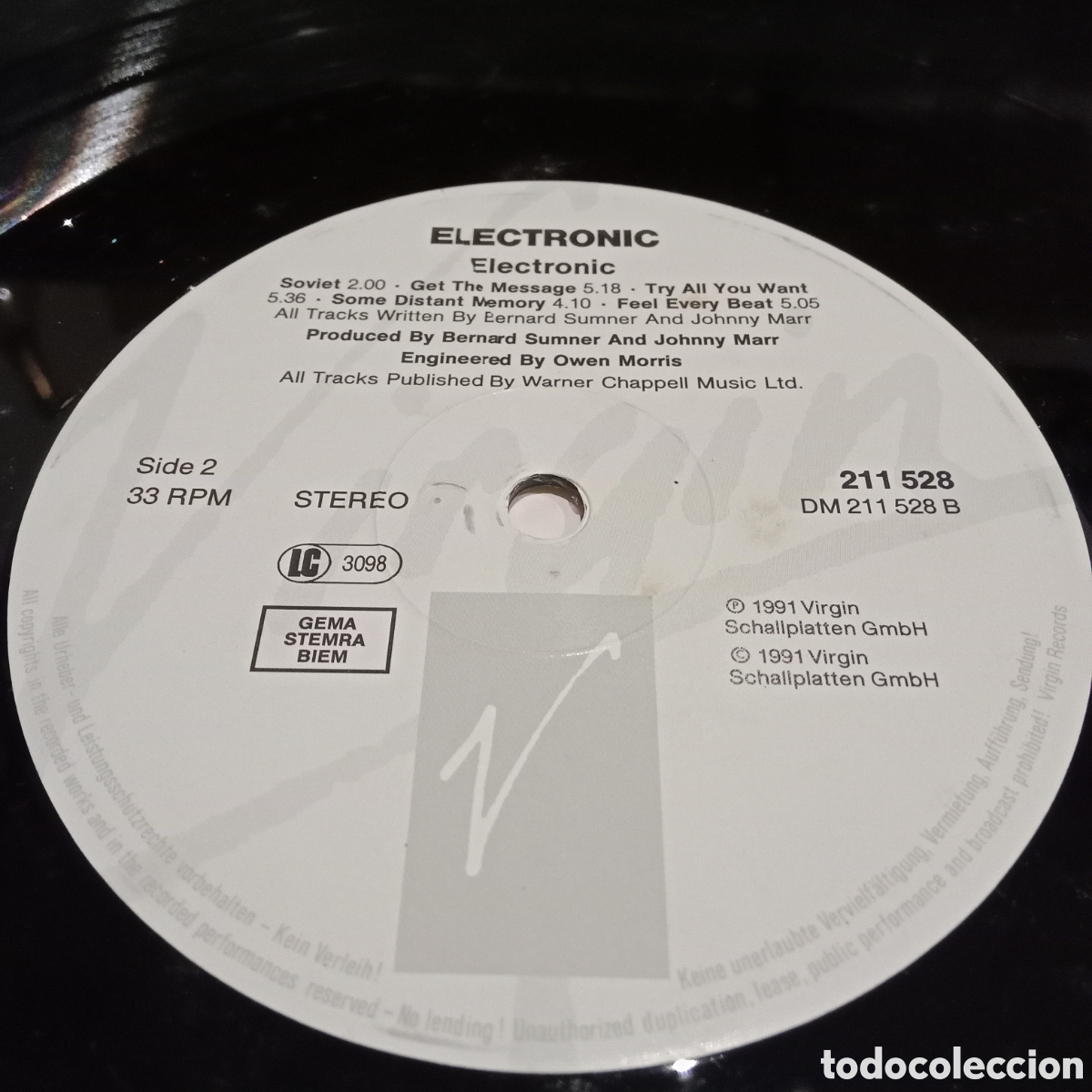 Discos de vinilo: ELECTRONIC - ELECTRONIC - LP - Foto 5