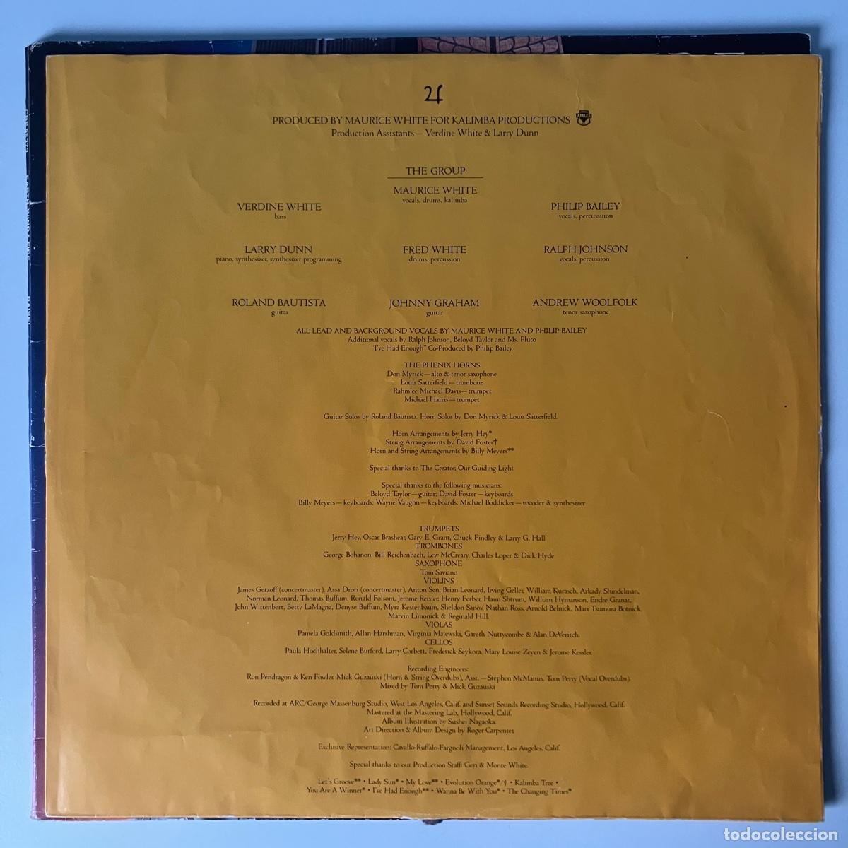 Discos de vinilo: Earth, Wind & Fire &lrm;&ndash; Raise!, Europe 1987 CBS - Foto 4