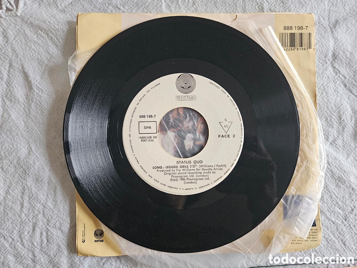 Discos de vinilo: Single Status Quo Dreamin - Foto 2