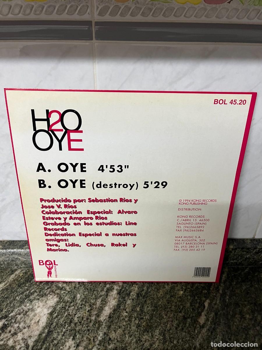 Discos de vinilo: H2O Oye maxi electronica - Foto 2