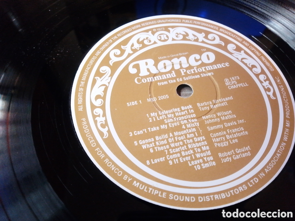 Discos de vinilo: COMMAND PERFORMANCE - 25 GREAT HITS - UK - RONCO - L - - Foto 3