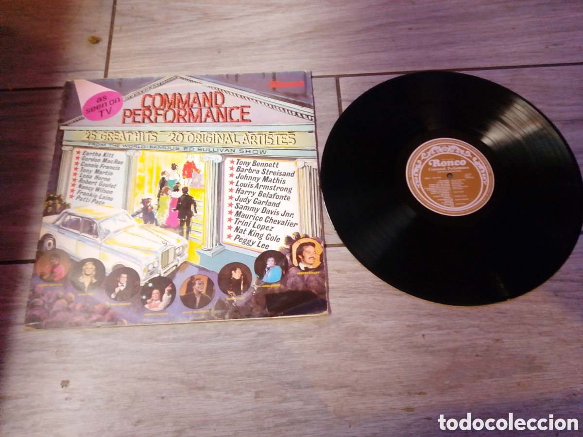 Discos de vinilo: COMMAND PERFORMANCE - 25 GREAT HITS - UK - RONCO - L - - Foto 1
