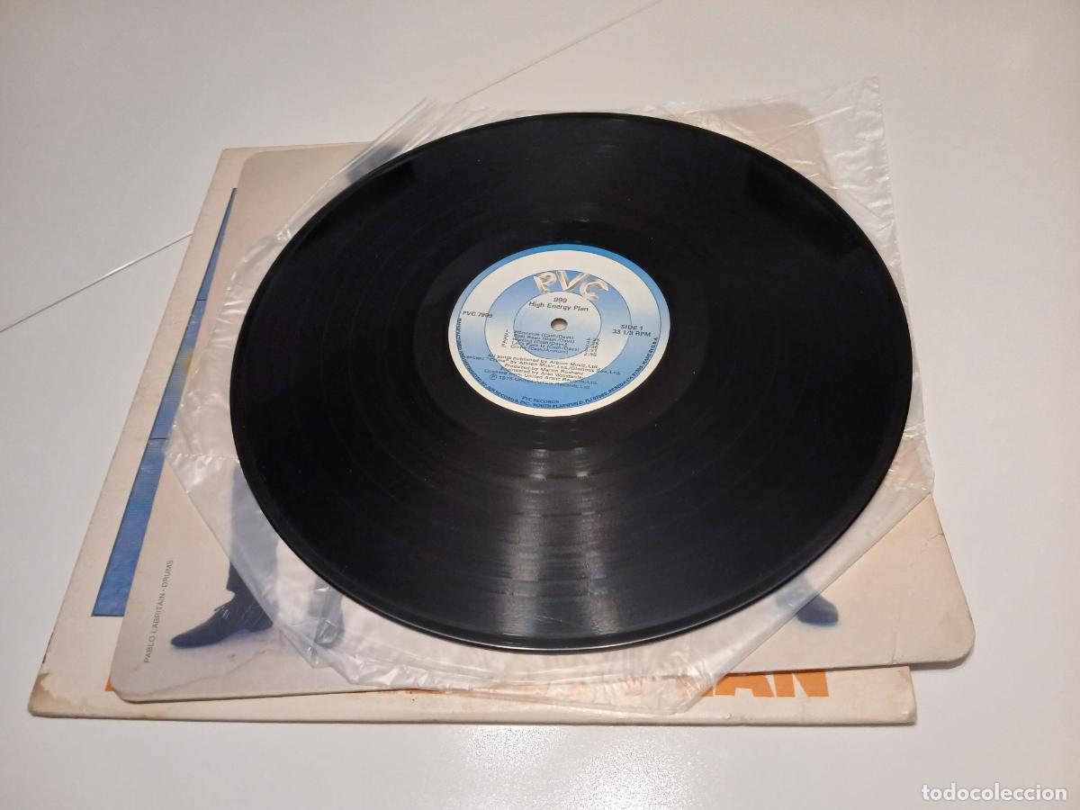 Discos de vinilo: 999 &ndash; High Energy Plan- LP disco vinilo - Foto 4