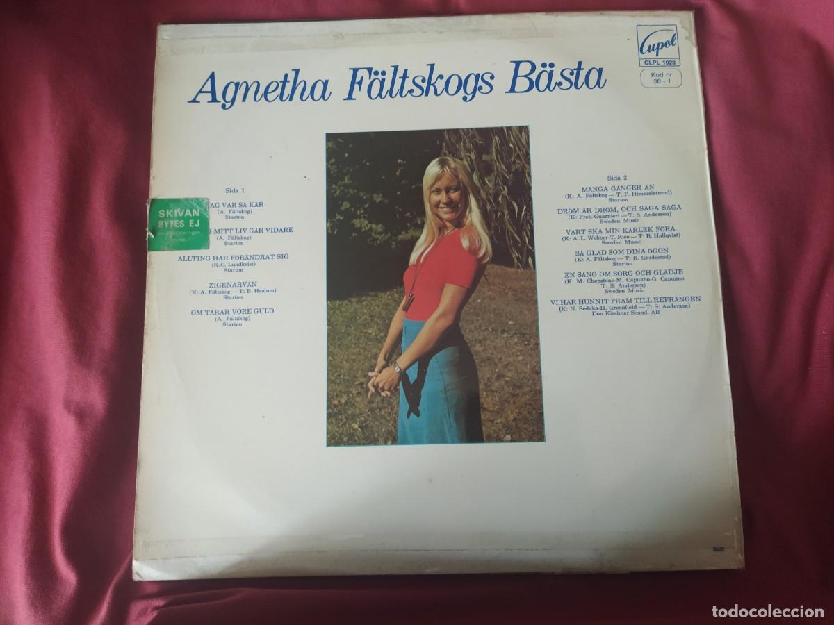 Discos de vinilo: Agnetha F&auml;ltskog ex Abba lp Agnetha F&auml;ltskogs B&auml;sta - Foto 2