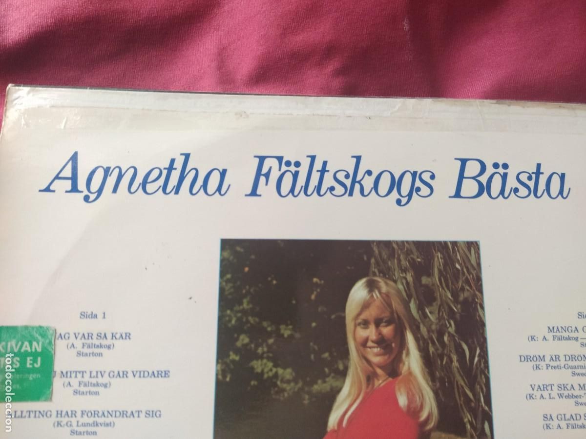 Discos de vinilo: Agnetha F&auml;ltskog ex Abba lp Agnetha F&auml;ltskogs B&auml;sta - Foto 6