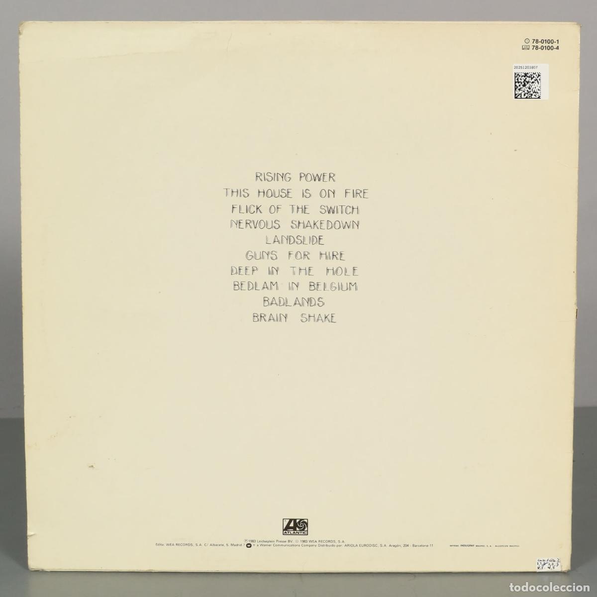 Discos de vinilo: LP. AC/DC &ndash; Flick Of The Switch - Foto 2