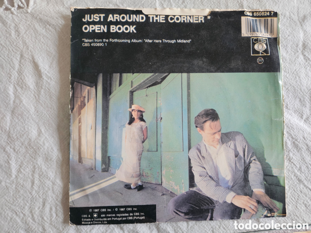 Discos de vinilo: COCK ROBIN JUST AROUND THE CORNER - Foto 3
