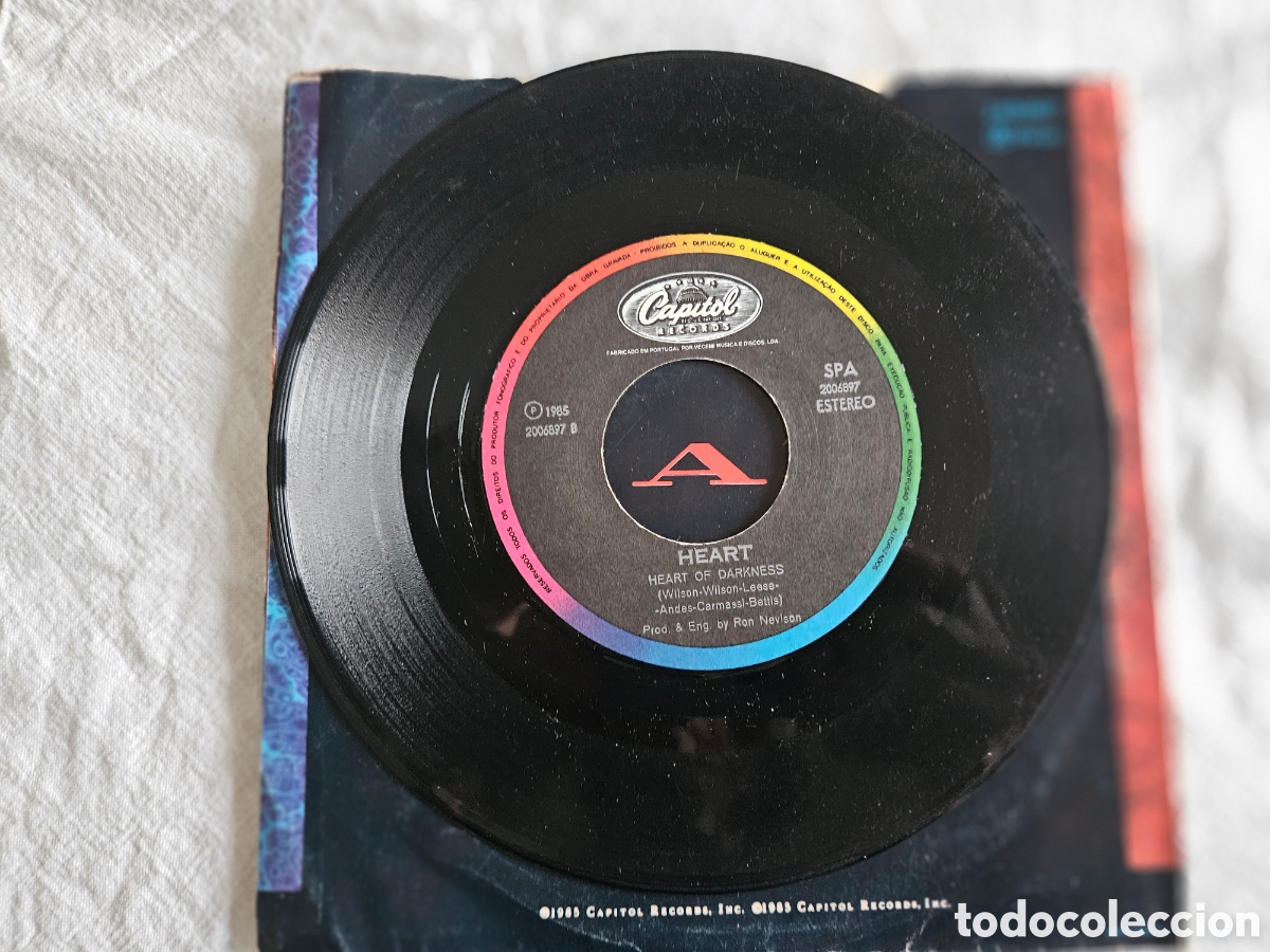 Discos de vinilo: Single Heart what about love? - Foto 2