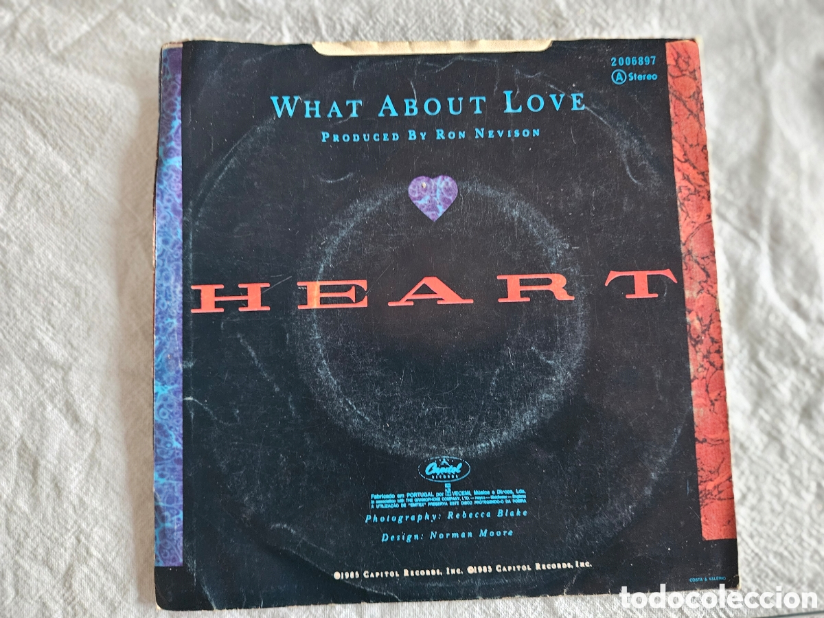 Discos de vinilo: Single Heart what about love? - Foto 3