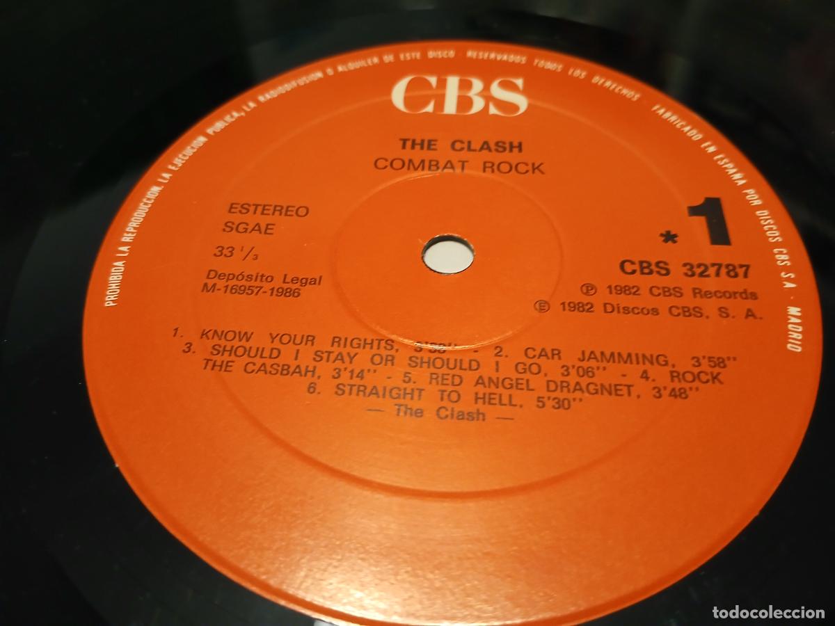 Discos de vinilo: The Clash &ndash; Combat Rock- (1986) LP disco vinilo - Foto 2