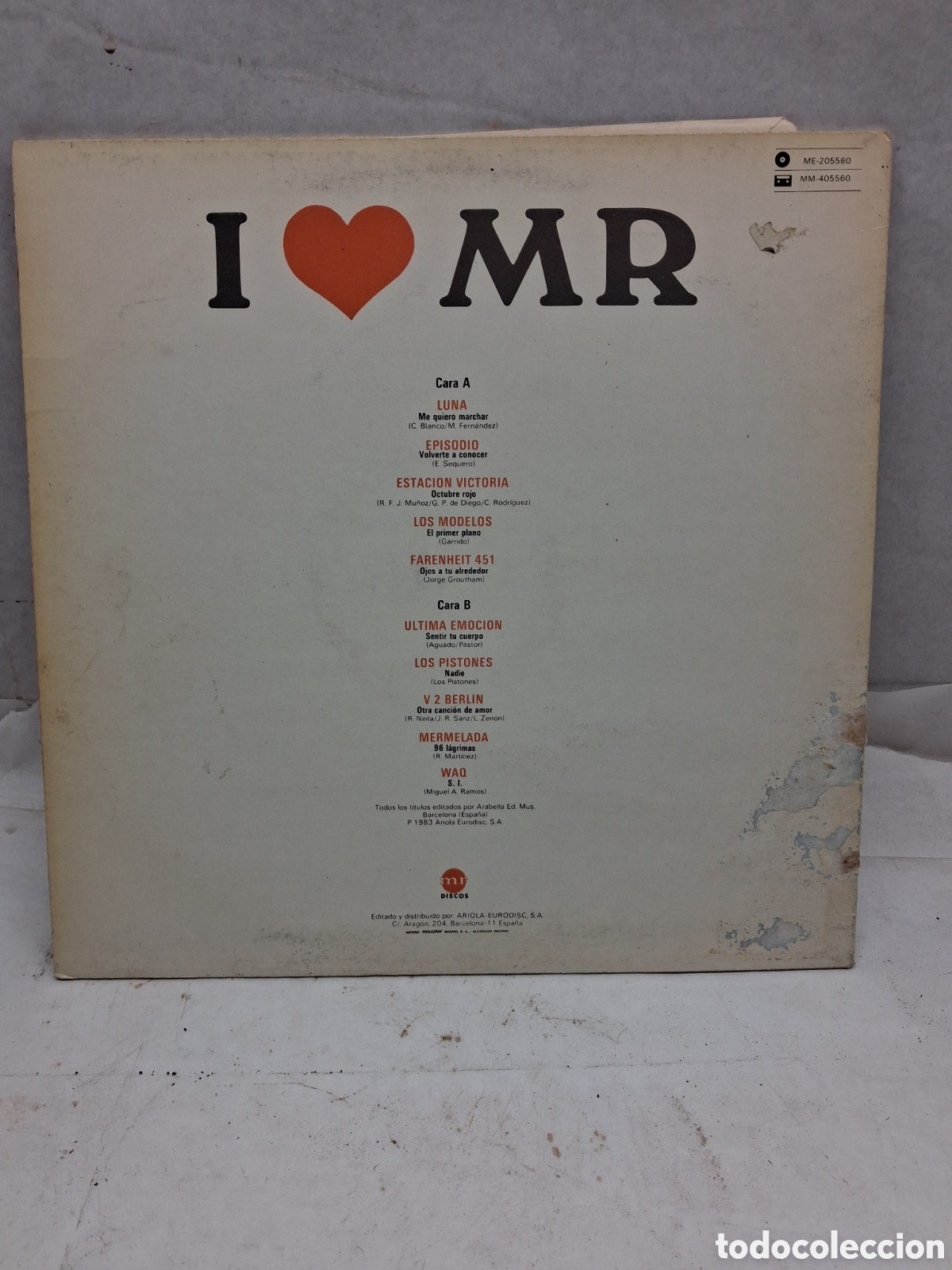 Discos de vinilo: Disco vinilo I Love recopilatorio - Foto 3