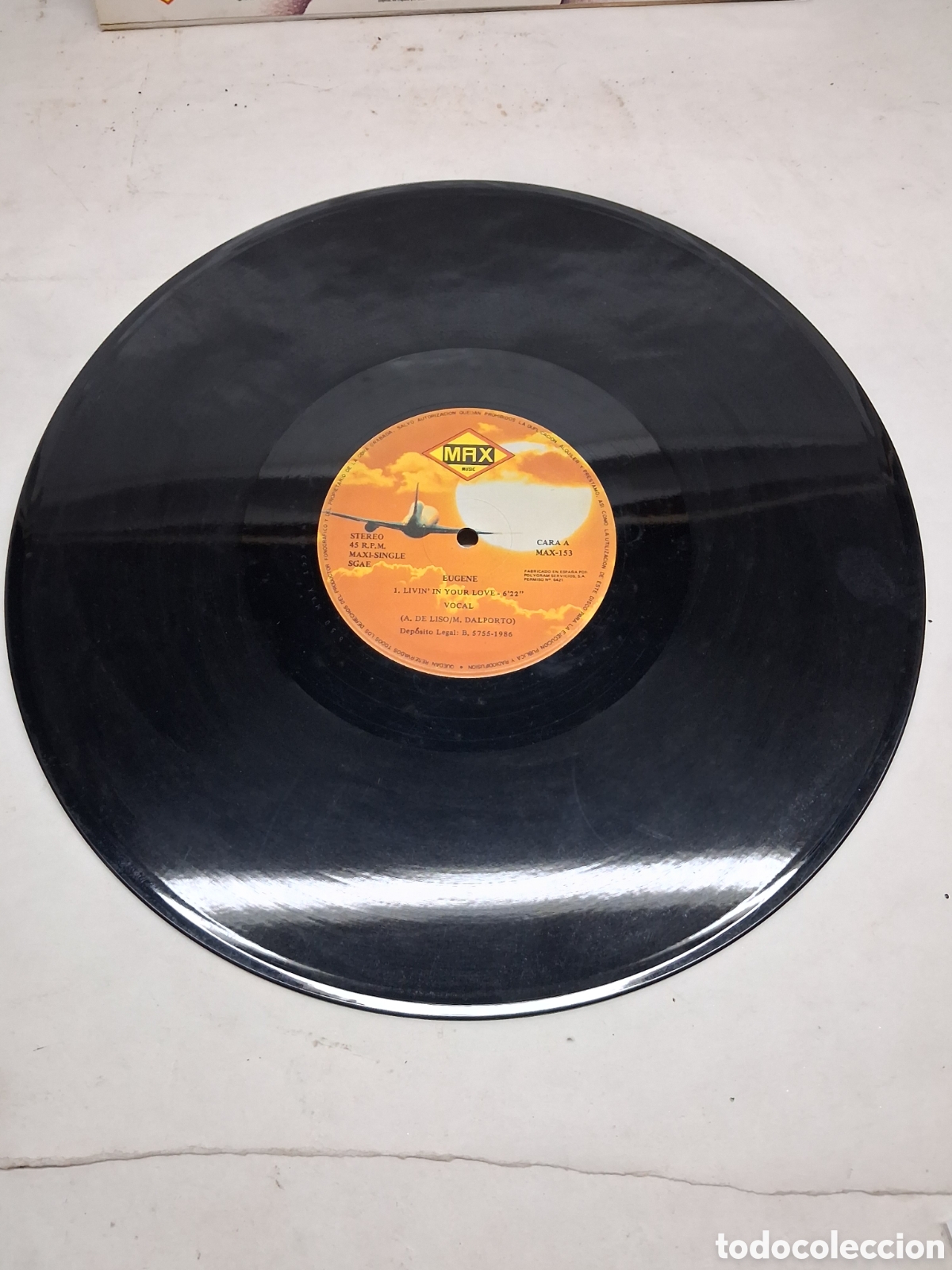 Discos de vinilo: Maxi Eugene livin in your love - Foto 3