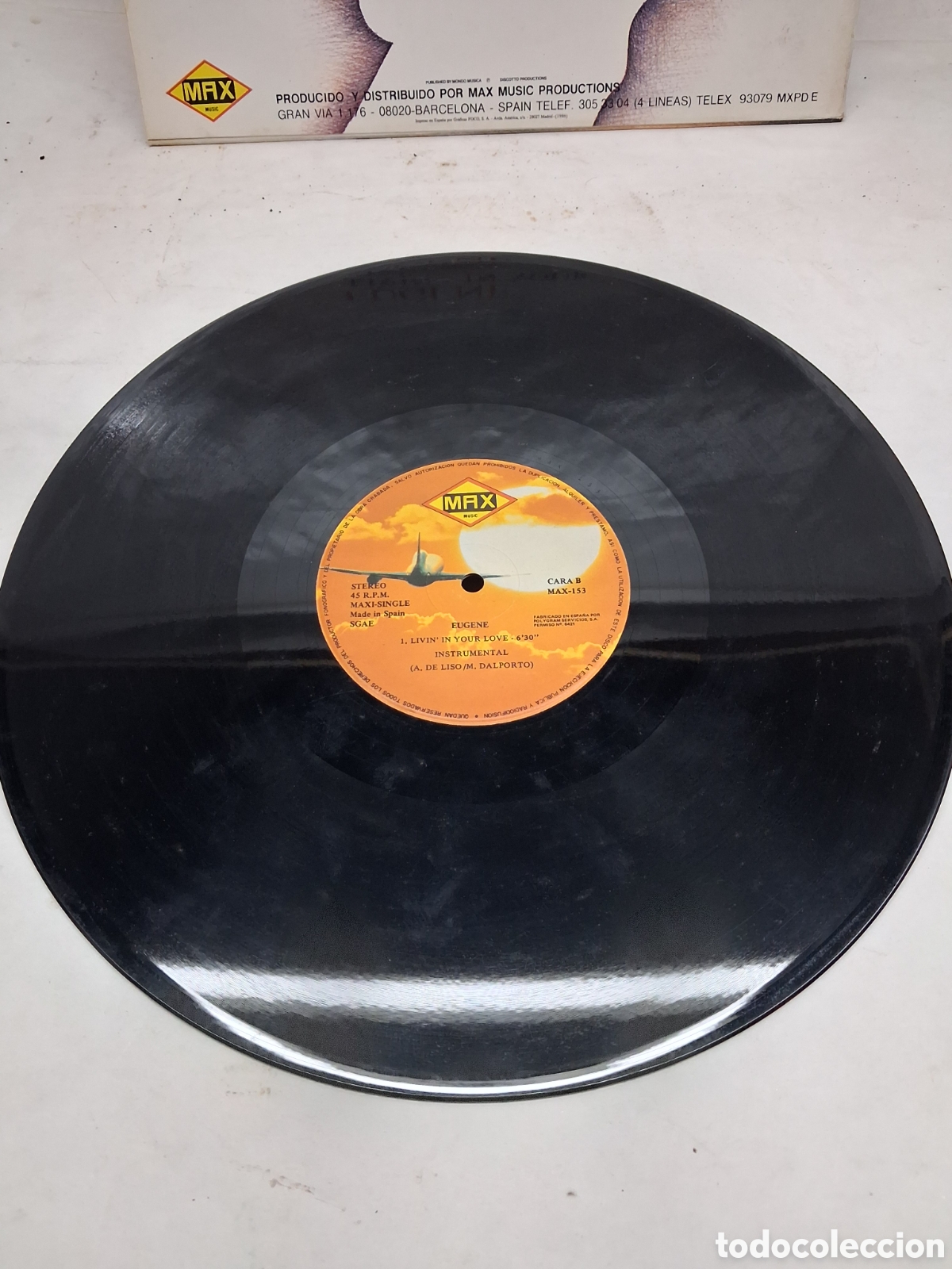 Discos de vinilo: Maxi Eugene livin in your love - Foto 4