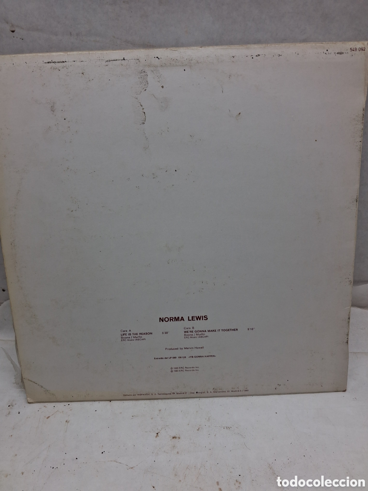Discos de vinilo: S&uacute;per single Norma Lewis - Foto 2
