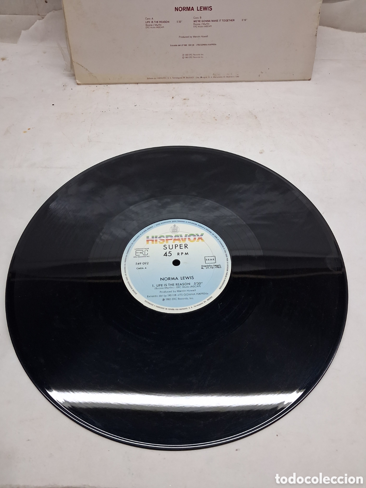 Discos de vinilo: S&uacute;per single Norma Lewis - Foto 3