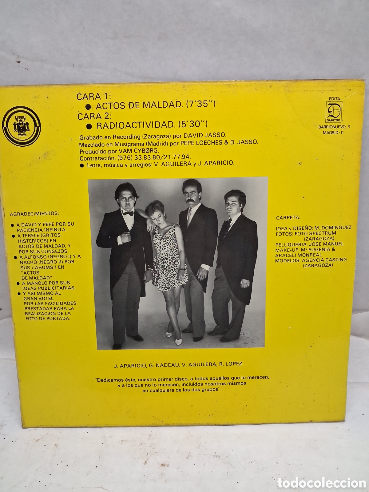Discos de vinilo: Vamos Ciborg Radioactividad - Foto 2