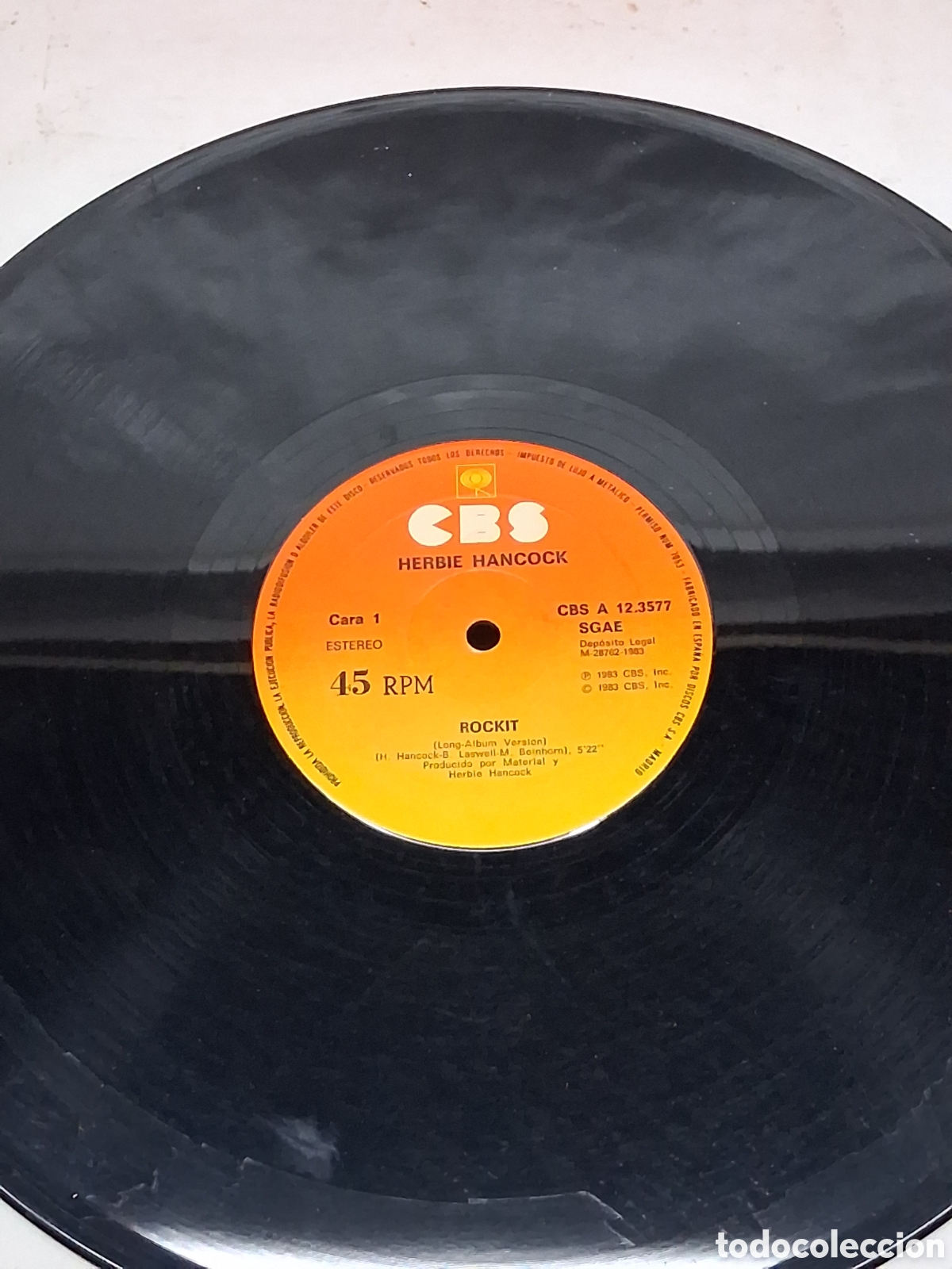 Discos de vinilo: Herbie Hancock Rockit - Foto 3