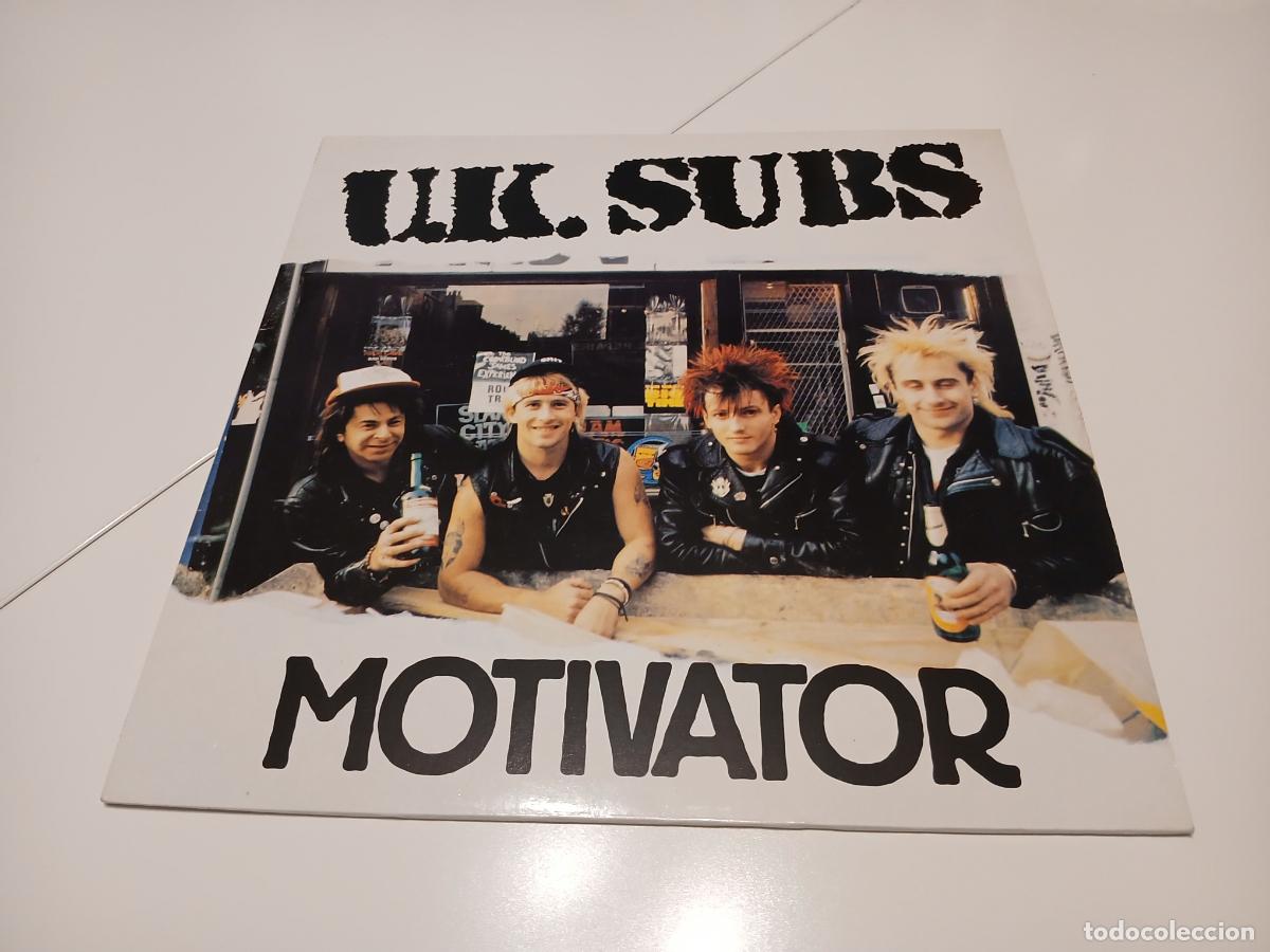 Discos de vinilo: U.K. Subs &ndash; Motivator- (1989) maxi-single - Foto 1