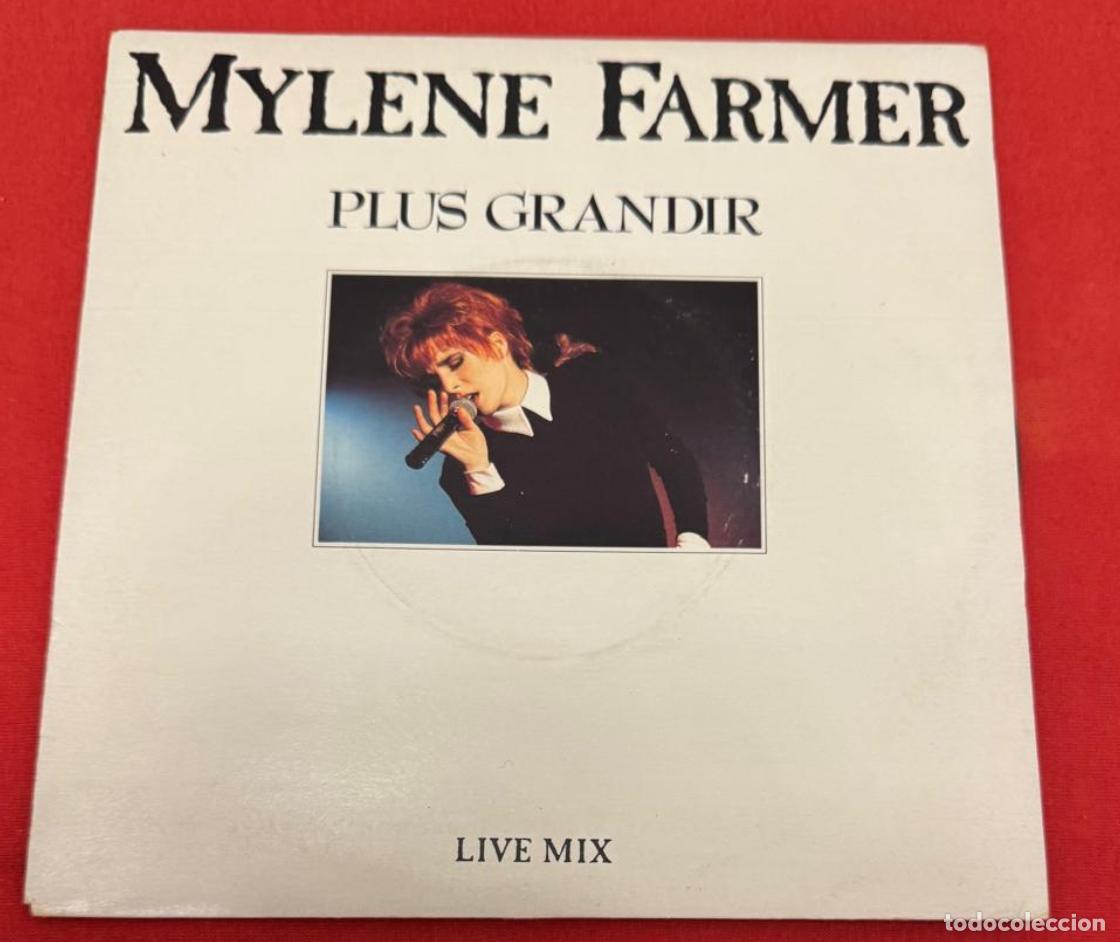 Discos de vinilo: Mylene Farmer 45t Plus grandir EX EX - Foto 1