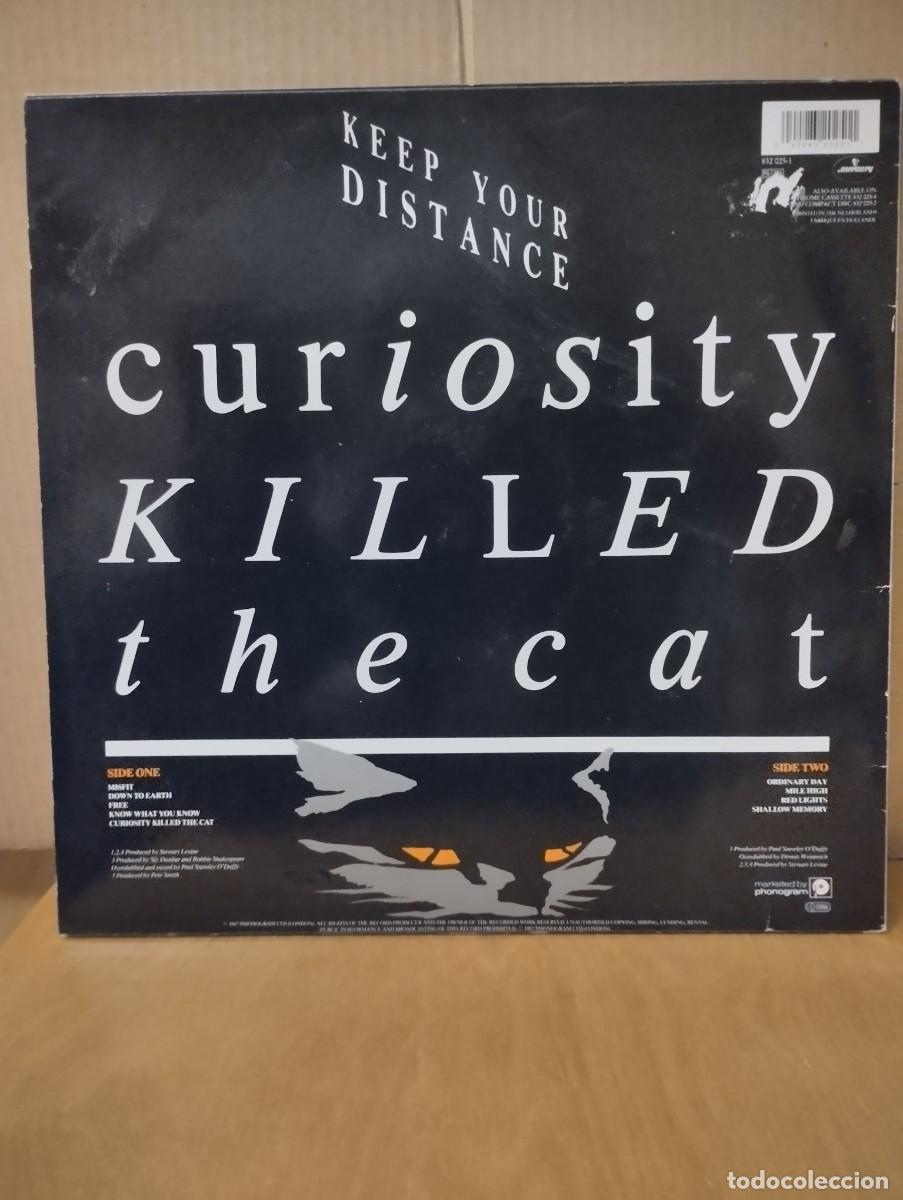 Discos de vinilo: CURIOSITY KILLED THE CAT ----- KEEP YOUR DISTANCE - Foto 2