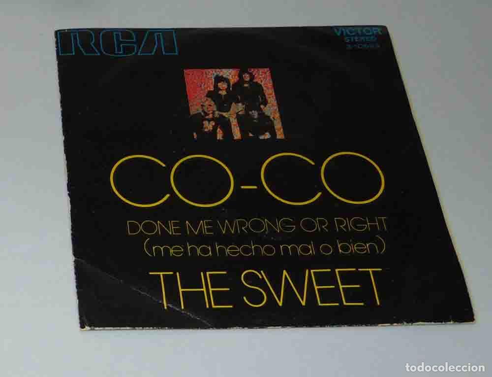 Discos de vinilo: THE SWEET &ndash; Co-Co - SINGLE 1971 - Foto 6