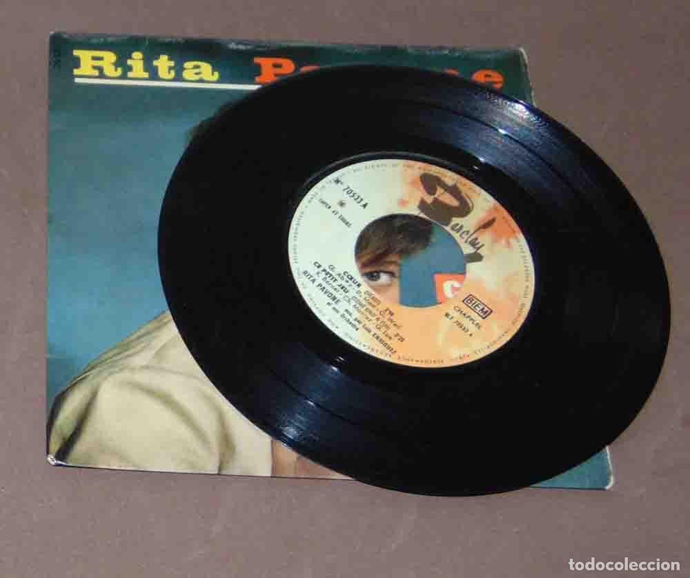 Discos de vinilo: Rita Pavone &ndash; C&oelig;ur - EP 1963 - Foto 5