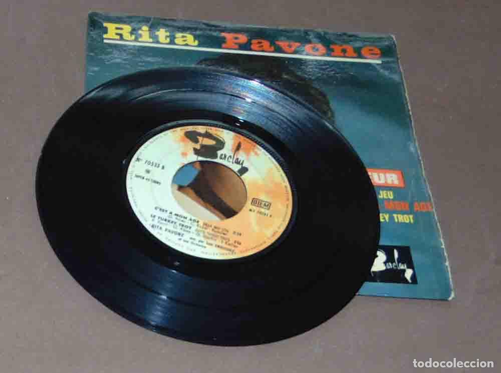 Discos de vinilo: Rita Pavone &ndash; C&oelig;ur - EP 1963 - Foto 6