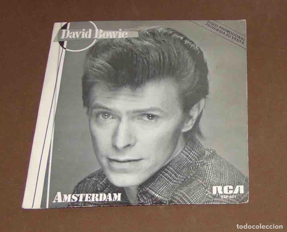 Discos de vinilo: DAVID BOWIE &lrm;&ndash; Amsterdam - SINGLE PROMO 1983 - Foto 1