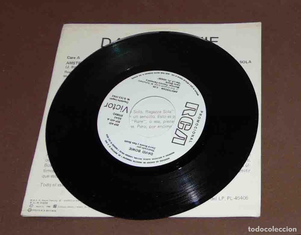 Discos de vinilo: DAVID BOWIE &lrm;&ndash; Amsterdam - SINGLE PROMO 1983 - Foto 3