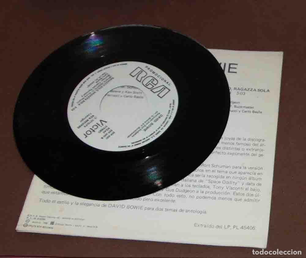 Discos de vinilo: DAVID BOWIE &lrm;&ndash; Amsterdam - SINGLE PROMO 1983 - Foto 4