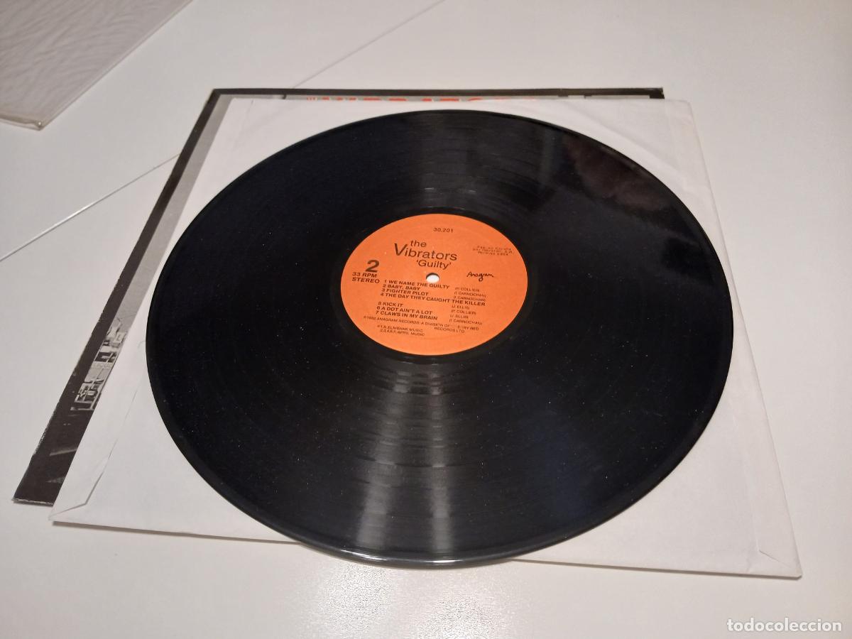 Discos de vinilo: The Vibrators &ndash; Guilty- (1983) LP disco vinilo - Foto 4