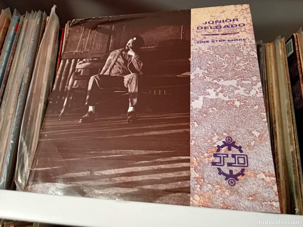 Discos de vinilo: Junior Delgado &lrm;&ndash; One Step More - lp UK 1988 - Foto 1