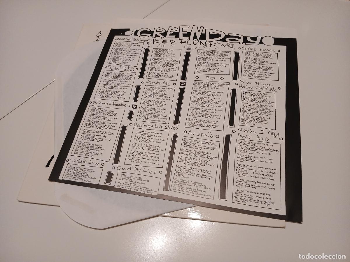 Discos de vinilo: Green Day &ndash; Kerplunk!- (1991) LP disco vinilo - Foto 5