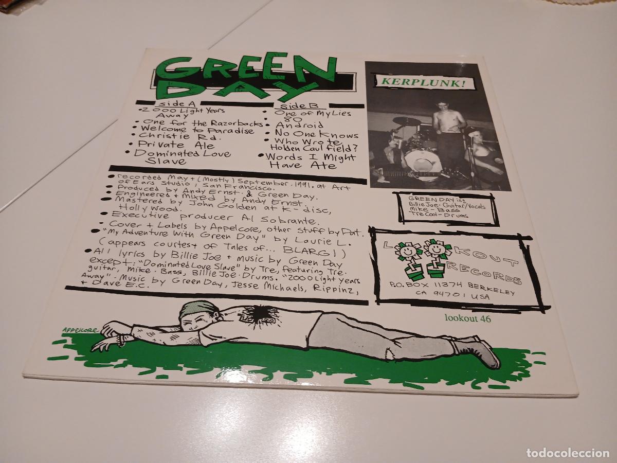 Discos de vinilo: Green Day &ndash; Kerplunk!- (1991) LP disco vinilo - Foto 8