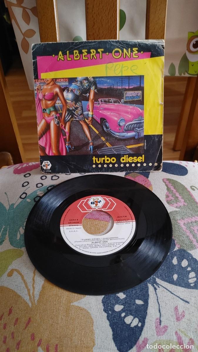 Discos de vinilo: ALBERT ONE-SINGLE TURBO DIESEL - Foto 1