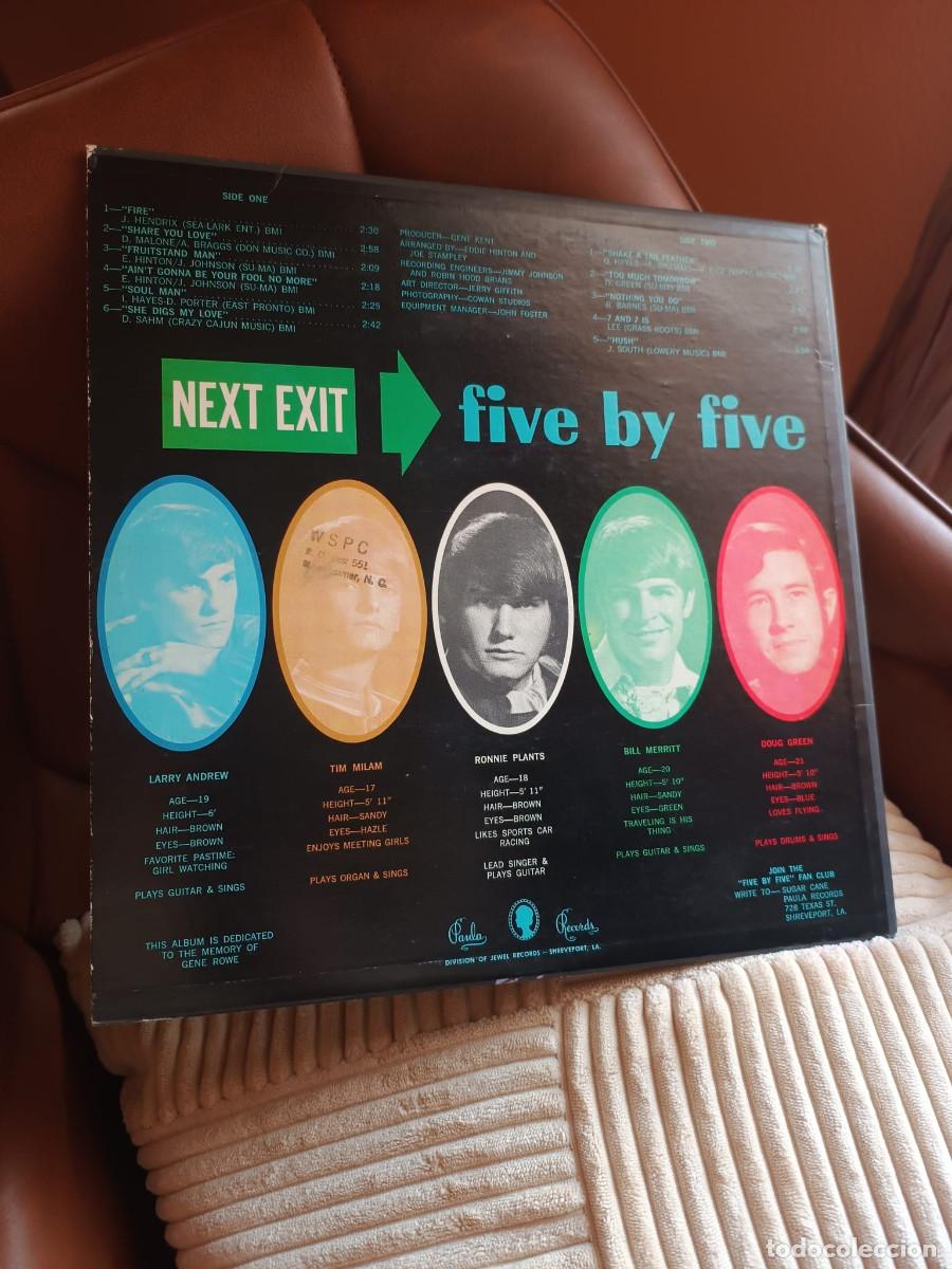 Discos de vinilo: FIVE BY FIVE - NEXT EXIT - LP - 1969 - GARAGE - ORIGINAL USA - Foto 2