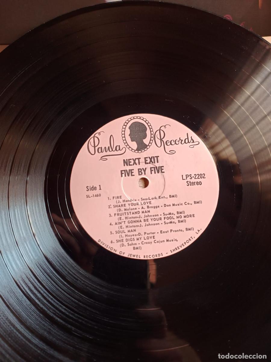 Discos de vinilo: FIVE BY FIVE - NEXT EXIT - LP - 1969 - GARAGE - ORIGINAL USA - Foto 3