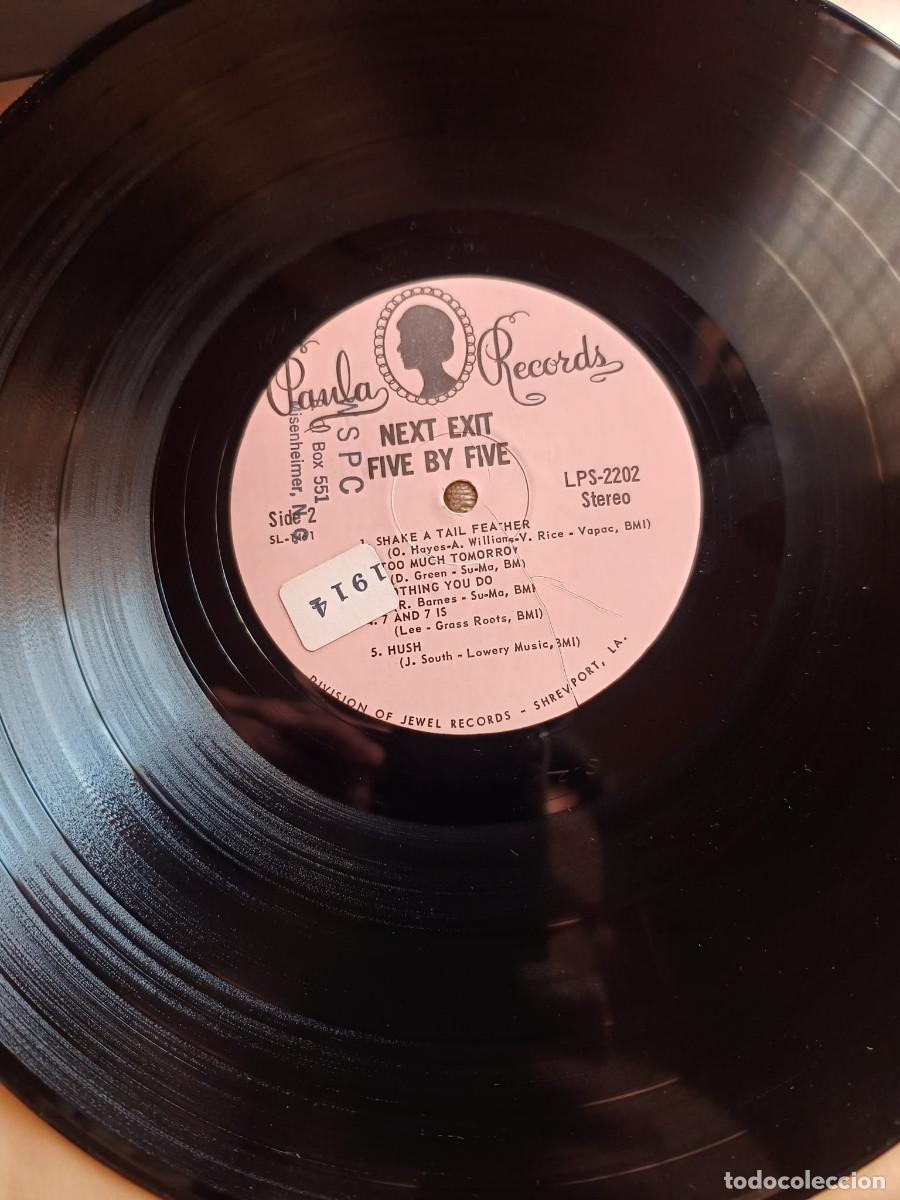 Discos de vinilo: FIVE BY FIVE - NEXT EXIT - LP - 1969 - GARAGE - ORIGINAL USA - Foto 4