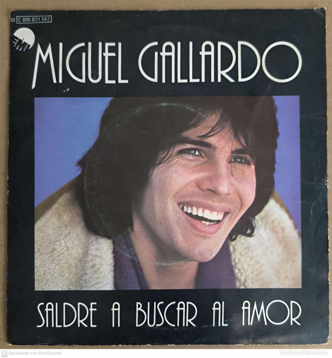 Discos de vinilo: MIGUEL GALLARDO - Lote 2 Singles - Foto 2