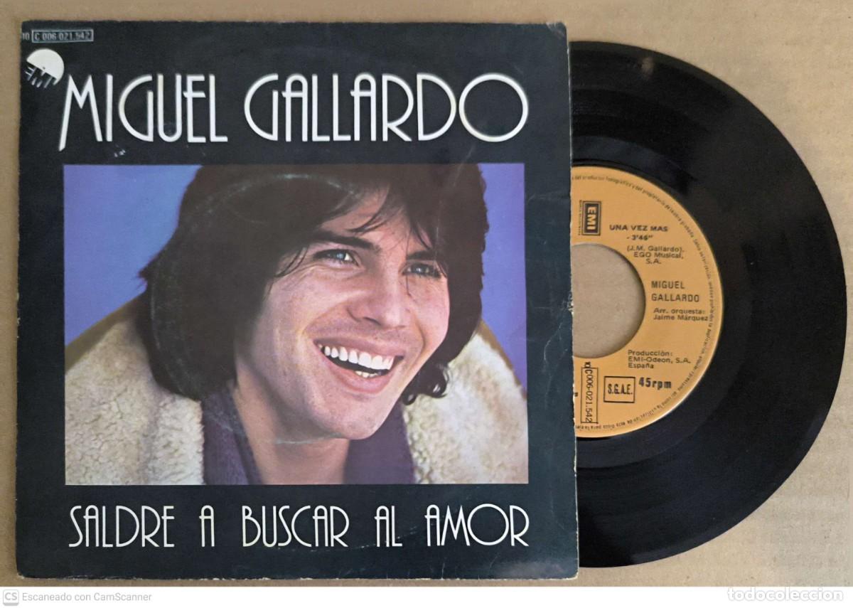 Discos de vinilo: MIGUEL GALLARDO - Lote 2 Singles - Foto 4