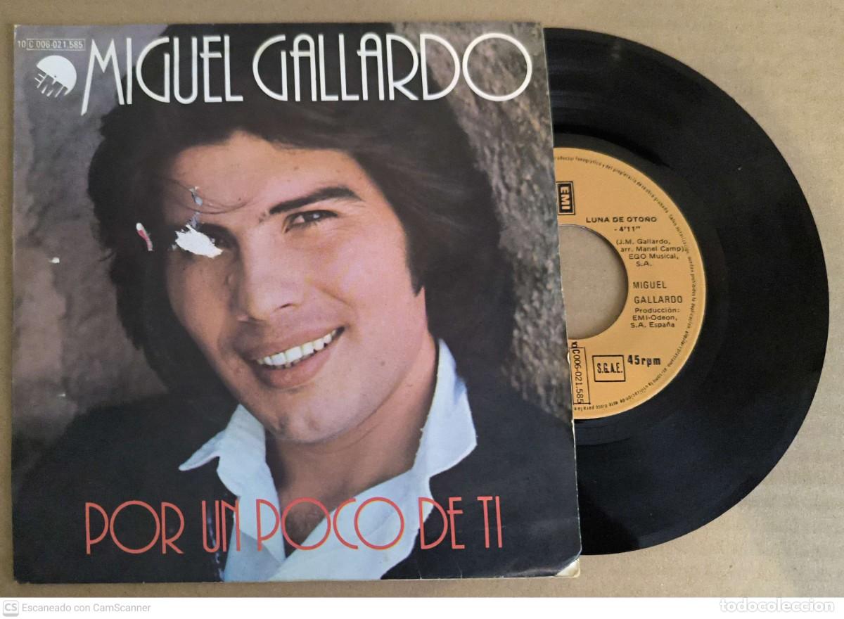 Discos de vinilo: MIGUEL GALLARDO - Lote 2 Singles - Foto 7