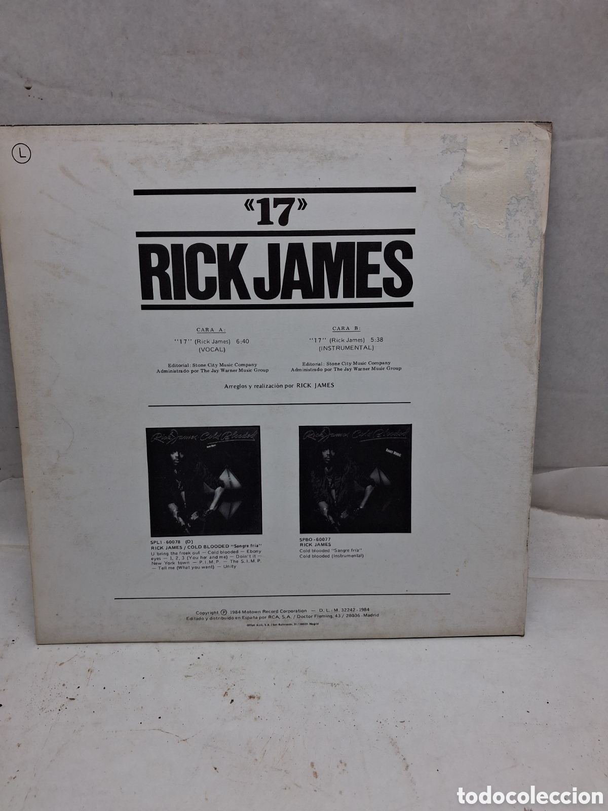 Discos de vinilo: Rick James 17 vinilo - Foto 2