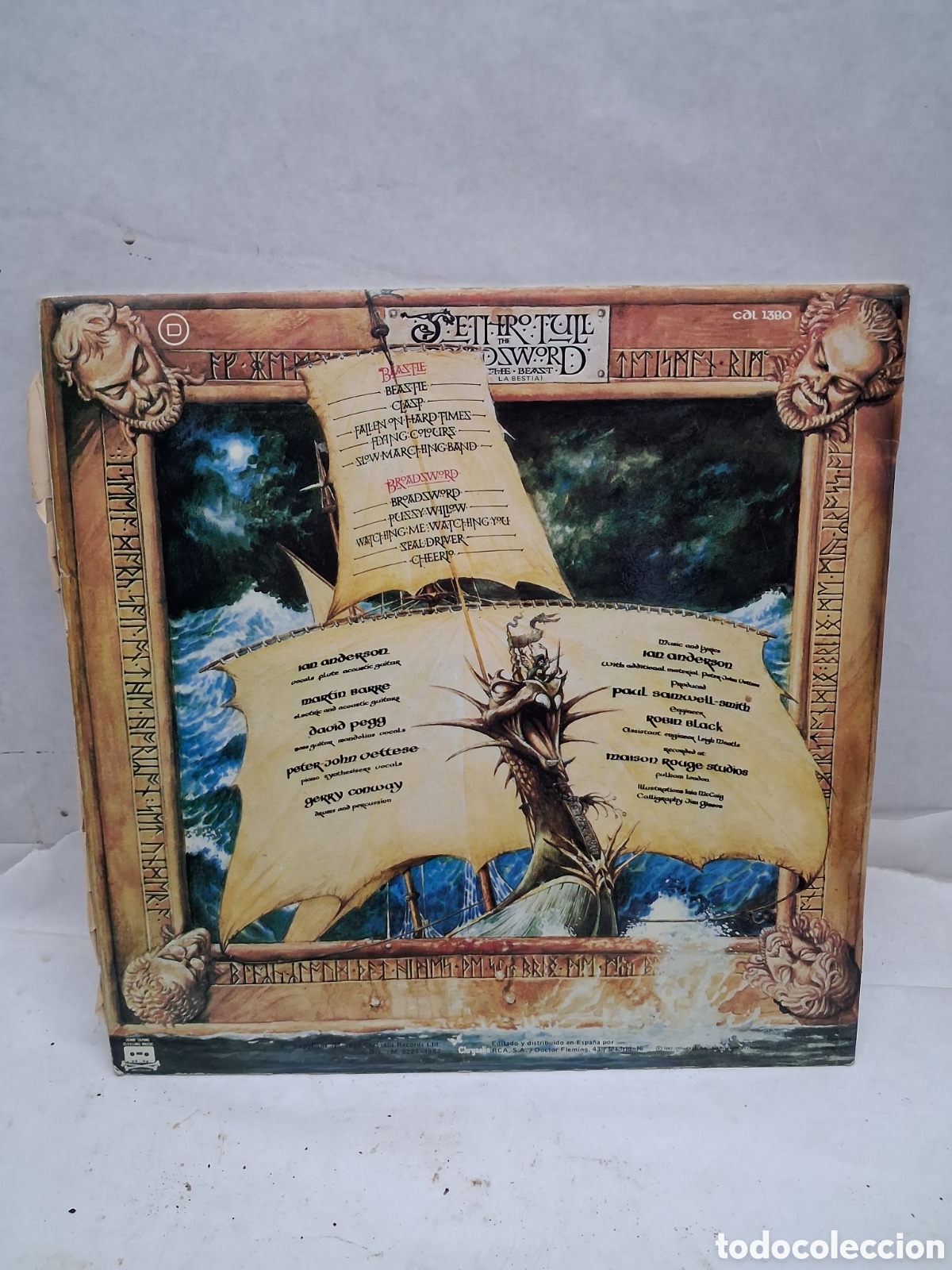 Discos de vinilo: Jethro Tull broadsword vinilo - Foto 2